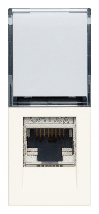 Vimar Розетка RJ45 Netsafe Cat6A FTP белая, 30339.16B