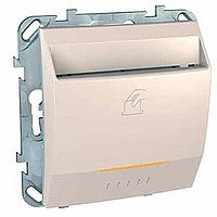 ВЫКЛЮЧАТЕЛЬ карточный, 10 А, БЕЖЕВЫЙ