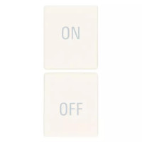 Vimar Две половинки клавиши 1M с символами ON/OFF белые, 31480.YB