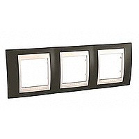 ХАМЕЛЕОН РАМКА 3-постовая, горизонтальная, БЕЖЕВЫЙ/ КАКАО