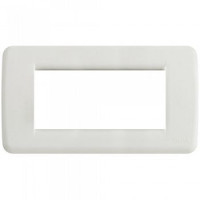 Vimar Накладка для 4 модулей RONDO шелк белый IDEA, 16764.D.04