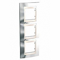 ХАМЕЛЕОН РАМКА 3-постовая, вертикальная, БЕЖЕВЫЙ/ СЕРЕБРО