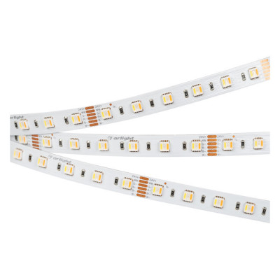 Светодиодная лента RT-B60-12mm 24V RGBW-MIX-5-in-1 (20 W/m, IP20, 5060, 5m) (Arlight, Открытый), 026363(2)