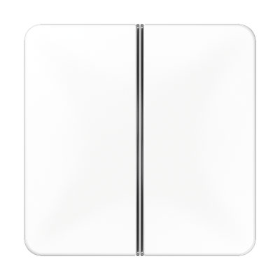 2-клавишная накладка для пульта КNX, белая, для серии СD, CD402TSAWW