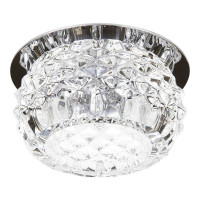 Lightstar 004254-G9 Светильник CESARE SPHE CR  ХРОМ/ПРОЗРАЧНЫЙ (в комплекте)