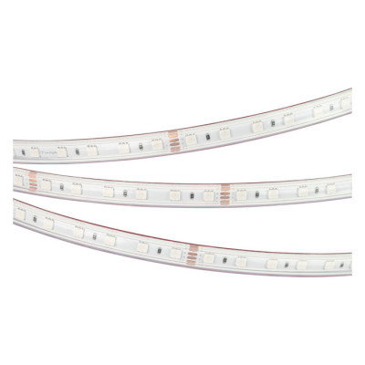 Светодиодная лента герметичная RTW-PS-B60-12mm 24V RGB (14.4 W/m, IP67, 5060, 5m) (Arlight, 14.4 Вт/м, IP67), 021400(2)