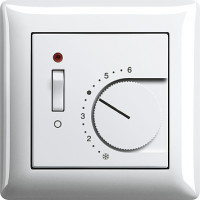 Gira Терморегулятор для теплого пола, глянцевый белый, серия Standard Gira Терморегулятор для теплого пола, глянцевый белый, серия Standard