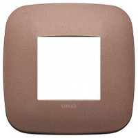 19672.24 - Vimar Накладка ROUND на 2 модуля бронза матовая