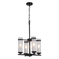 ST LUCE SL334.403.04 Люстра подвесная ST-Luce Черный, Никель/Прозрачный E14 4*60W