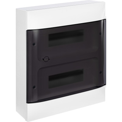 Legrand Practibox S Пластиковый щиток Навесной 2X12 Дымчатая дверь, 135612