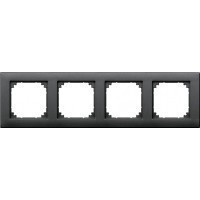 M-Plan Рамка 4-ная, антрацит