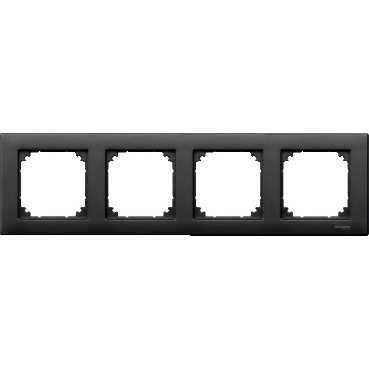M-Plan Рамка 4-ная, антрацит