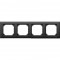 M-Plan Рамка 4-ная, антрацит
