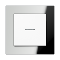 Jung Выключатель 1-клавишный, с подсветкой, серия A Creation