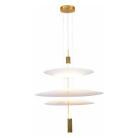 ST LUCE SL6101.223.01 Люстра подвесная ST-Luce Золотистый/Белый LED 1*15W 3000K