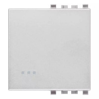 Vimar Клавиша на 2 модуля ,серебро матовое, 20022.N