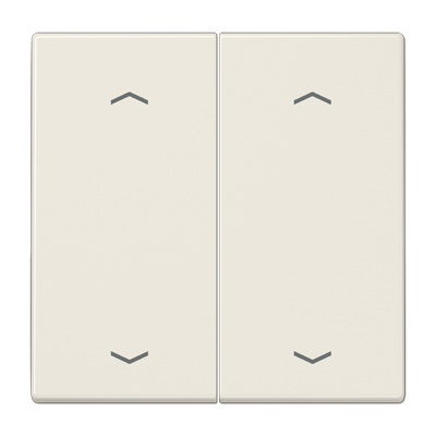Клавиша для KNX кнопки, 2 группы, с символами "стрелки"; дюропласт; слоновая кость, LS102P