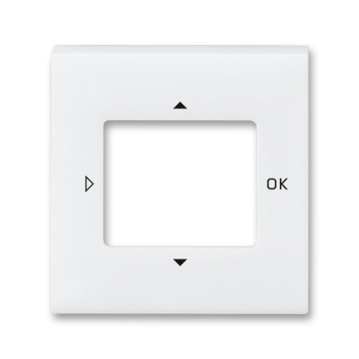 3299H-A40100 03 - Накладка ABB Levit для таймера с малой выдержкой времени и комнатного датчика CO? белый - 2CHH704010A4003