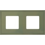 FD01602GO Fede FD01602GO Рамка на 2 поста гор./верт., цвет green olive