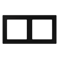 Рамка 2 поста; термопласт; черный матовый, LSZ982BFSWM Рамка 2 поста; термопласт; черный матовый, LSZ982BFSWM