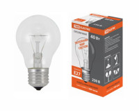 Лампа накаливания Б 230-40, 40 Вт, Е27, SQ0343-0017