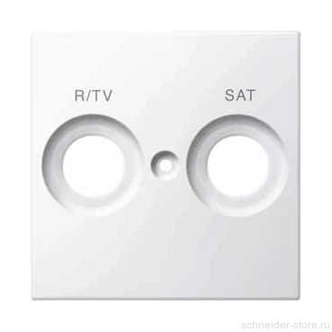 SM Накладка R/TV+SAT, полярно-бел.