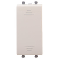 4405101 - ДКС Выключатель модульный, "Avanti", "Ванильная дымка", 1 модуль