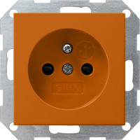 Розетка с зазем штыр с затвором (shutter) и символом