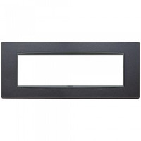 20657.15 - Vimar Накладка классика на 7 модулей антрацит матовый 20657.15 - Vimar Накладка классика на 7 модулей антрацит матовый