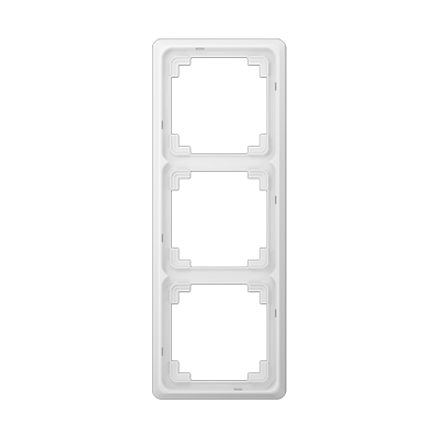 Рамка для вертикальной и горизонтальной установки, 3-кратная, белая, CDP583WW