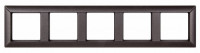 EP485AN - Рамка 5-постов; Eco Profi; термопласт; антрацит, Jung