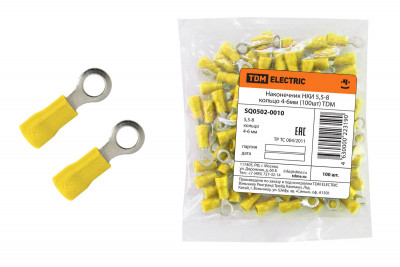 Наконечник НКИ 5,5-8 кольцо 4-6мм (100шт) TDM Electric, SQ0502-0010