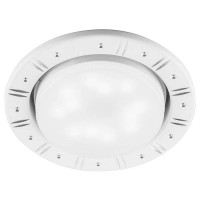 Светильник потолочный встраиваемый, 15W 230V  GX53, белый без лампы, DL393, Feron 29717