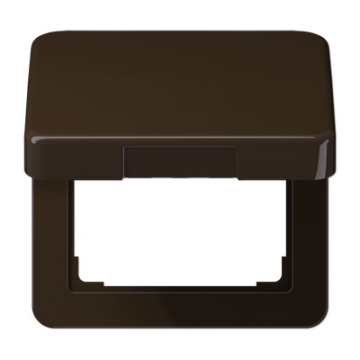 Крышка ударопрочная откидная ударопрочная для штекерных розеток; коричневая, CD590BFKLBR