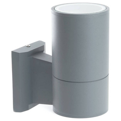 Светильник садово-парковый, 230V E27, DH0701, серый (на стену вверх), Feron 06297