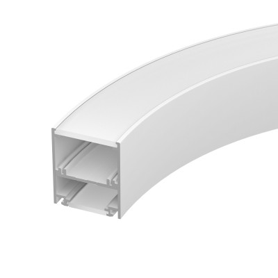 Профиль SL-ARC-5060-D1000-A90 WHITE (дуга 1 из 4) (Arlight, Алюминий), 032694