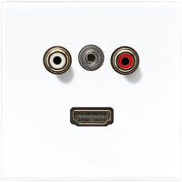 2x Cinch Audio (RCA) / Stereo разъем (TRS 3.5 mm) / HDMI, MALS1082WW 2x Cinch Audio (RCA) / Stereo разъем (TRS 3.5 mm) / HDMI, MALS1082WW