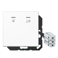 Накладка (стекло) для внешнего DND-модуля с LED-лампами, 24 В, LSCUKO5M24WW Накладка (стекло) для внешнего DND-модуля с LED-лампами, 24 В, LSCUKO5M24WW