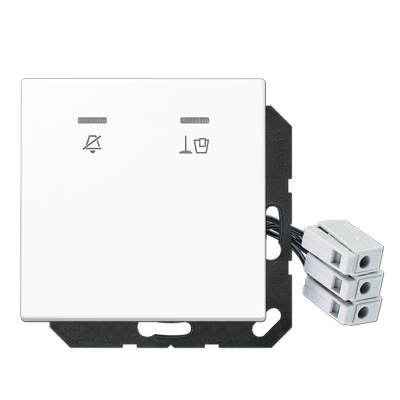 Накладка (стекло) для внешнего DND-модуля с LED-лампами, 24 В, LSCUKO5M24WW