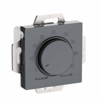 ATN000735 - ATLASDESIGN ТЕРМОСТАТ электронный для теплого пола с датчиком, 10A, механизм, ГРИФЕЛЬ, Systeme Electric