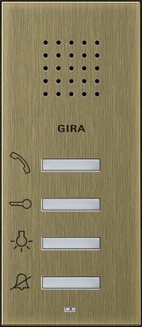 1250603 Gira Квартирная станция наклад. монтажа с переговорным устройством