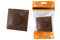 Светорегулятор поворотный RL 600 Вт "ЭКО" (бук) "Таймыр" TDM Electric, SQ1814-0324