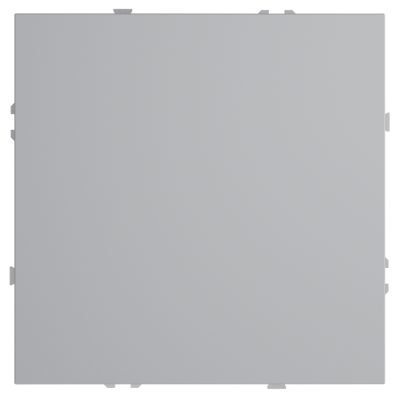 Заглушка VOLTUM S70 с суппортом, (серый), VLS080116