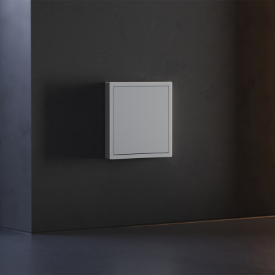 Заглушка VOLTUM S70 с суппортом, (серый), VLS080116