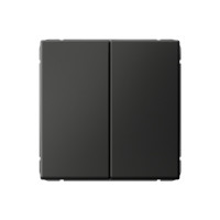 GAL001465 - ARTGALLERY 2-клавишный ПЕРЕКЛЮЧАТЕЛЬ, сх.6/2, 10АХ, механизм, БАЗАЛЬТ, Systeme Electric