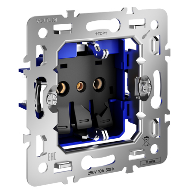 Механизм розетки с заземлением 16А, S70, VLS0401M