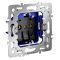 Механизм розетки с заземлением 16А, S70, VLS0401M
