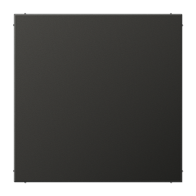 Крышка без отверстий, фиксация защёлкиванием, для произвольных вырезов (либо использование в качестве заглушки), возможно IP44; металл; антрацит; Aluminium, AL2994BAN