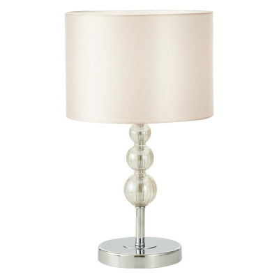 Evoluce SLE105704-01 Прикроватная лампа Хром/Светло-бежевый E14 1*40W