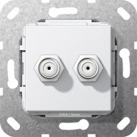 565103 Gira Гнездо SAT F 2 местн.